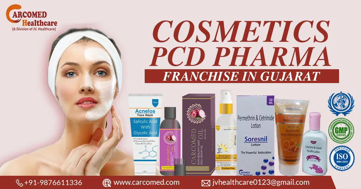 Cosmetics PCD Pharma Franchise in Gujarat | Carcomed Healthcare