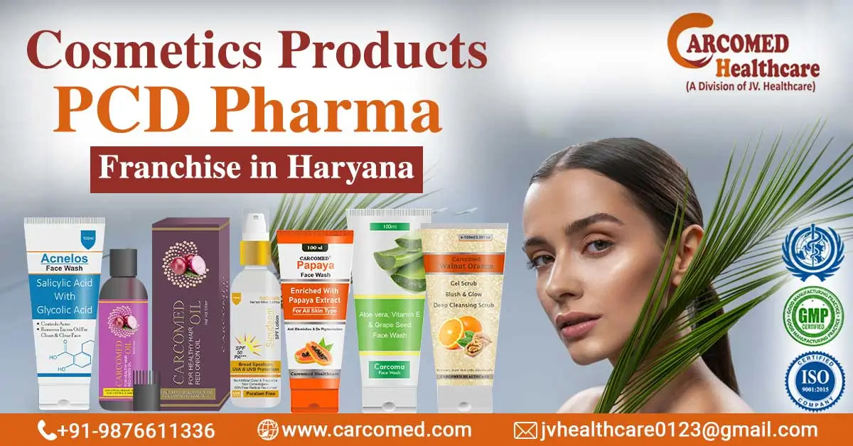Cosmetics Products PCD Pharma Franchise in Haryana | Carcomed Healthcare