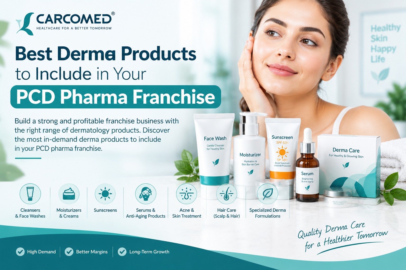 Best Derma Products for PCD Pharma Franchise